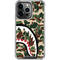 Shark Teeth Street Camo iPhone 14 Pro Clear Case